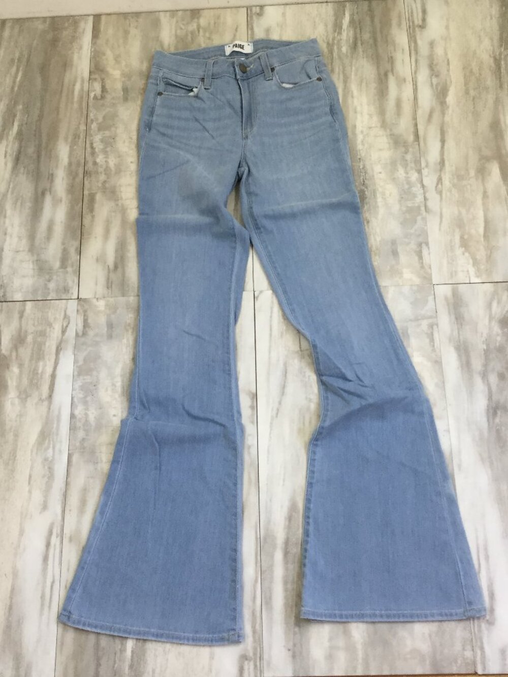 Paige High Rise Bell Canyon Wide Leg Jean 25